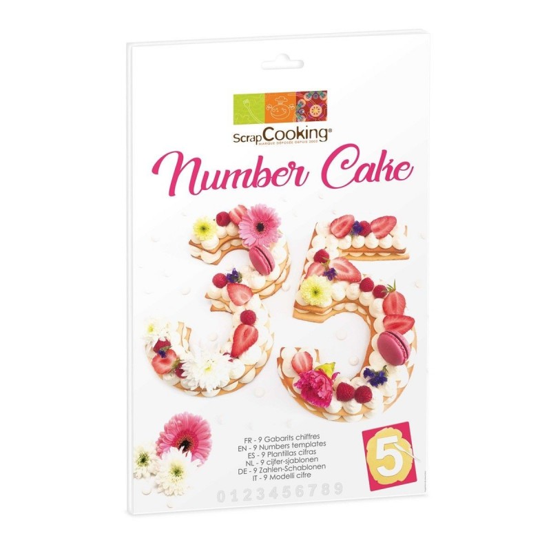 SCRAPCOOKING CAKE TEMPLATE LETTER