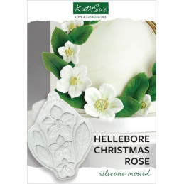 stampo silicone hellebore christmans rose katy sue
